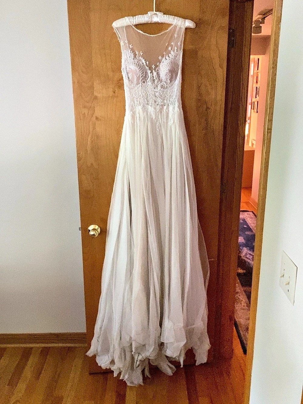 Paolo Sebastian Wedding Gown in White Size 10